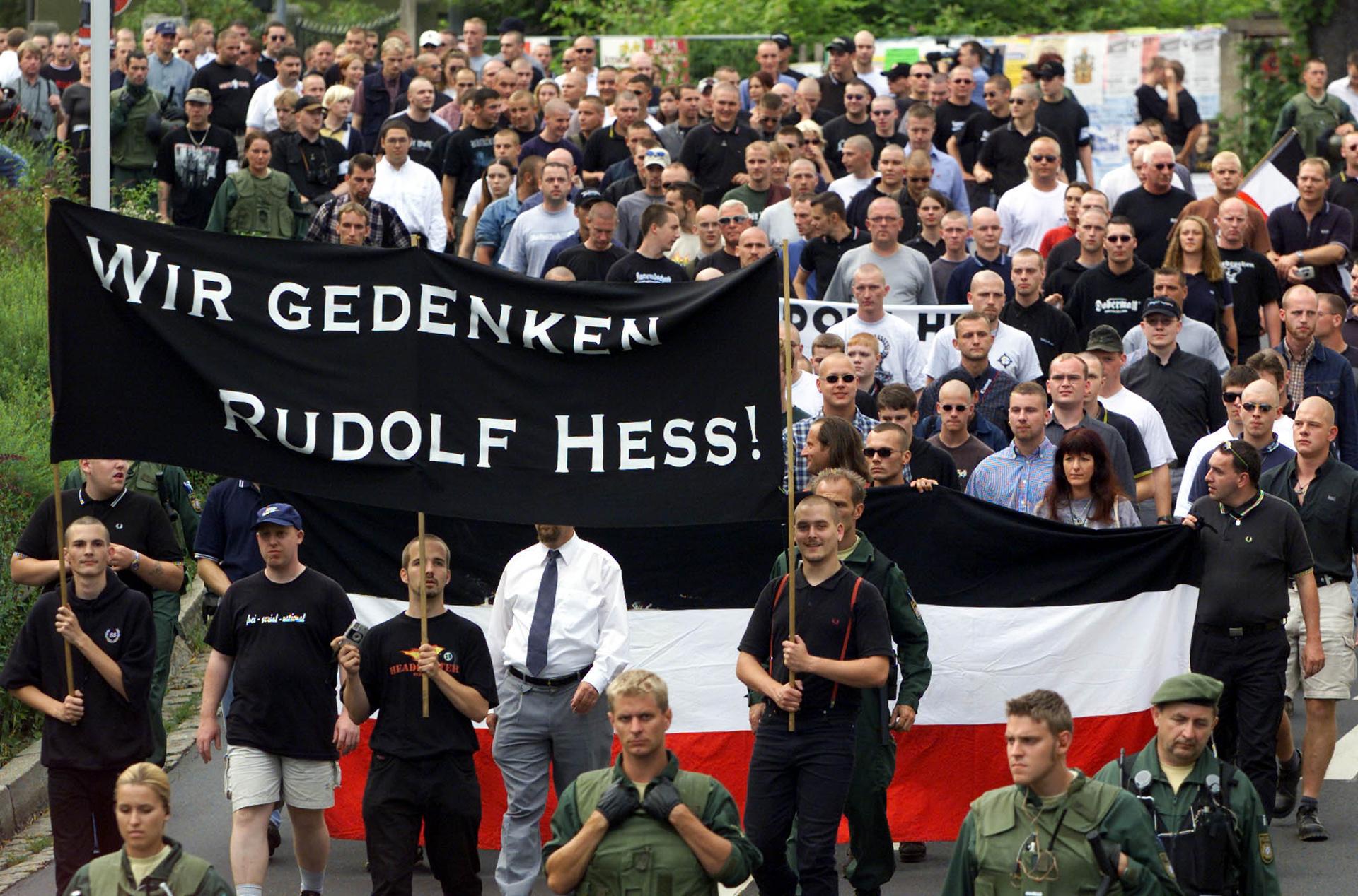 Rudolf Hess march in Wunsiedel
