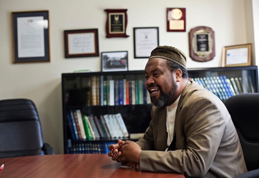 Mohamed Magid of the All Dulles Area Muslim Society in Virginia counsels youth who are being wooed by violent extremists. 
