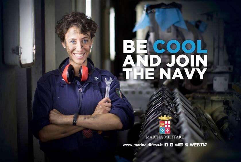 The Italian Navy has launched a recruitment campaign not in Italian, but in English.
