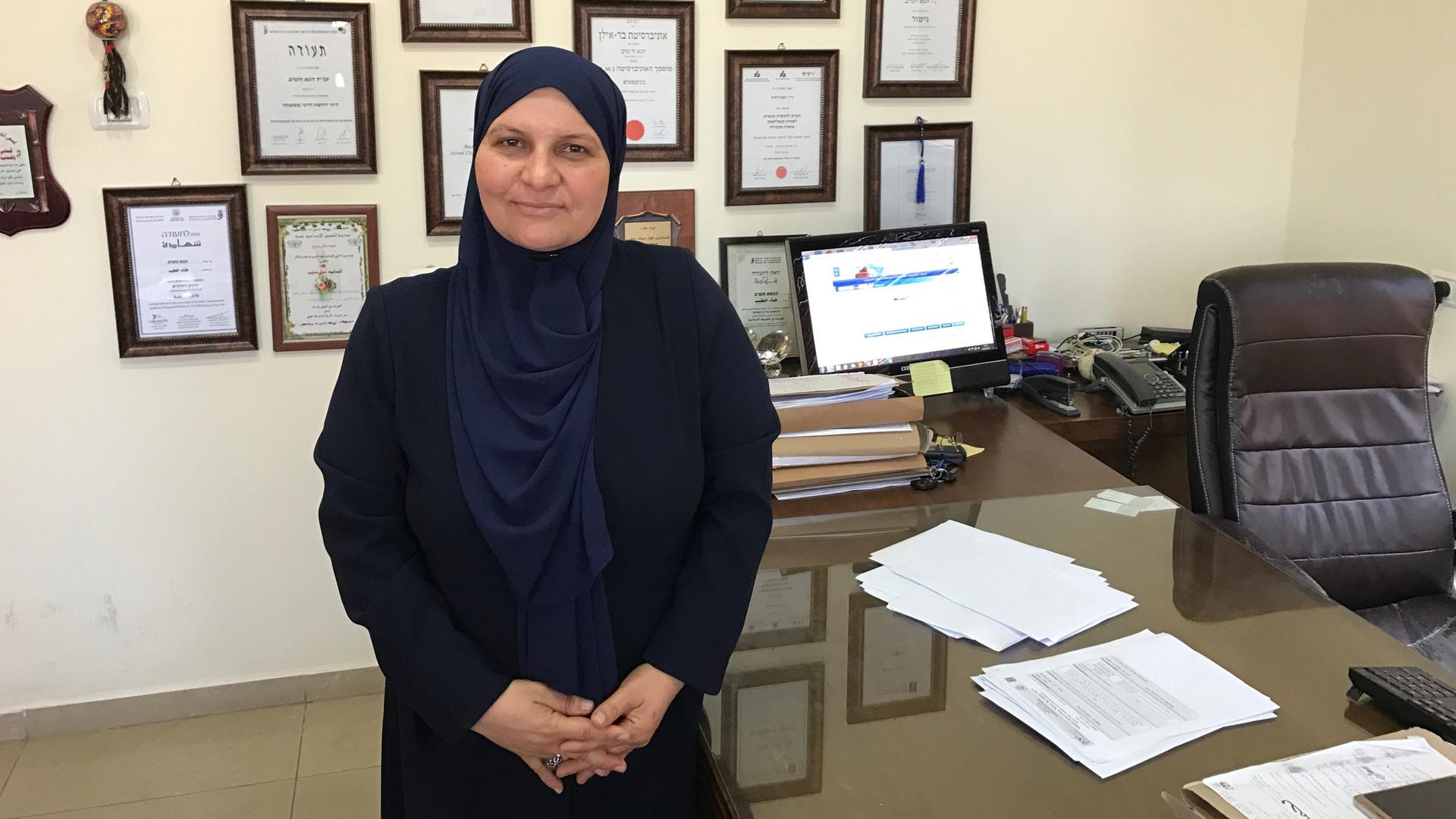 Hana Mansour-Khatib in her office