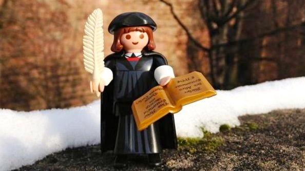 German toy company Playmobil released a Martin Luther figurine this year, ahead of the 500th anniversary of the Protestant Reformation in 2017. The first run of 34,000 sold out in less than 72 hours.