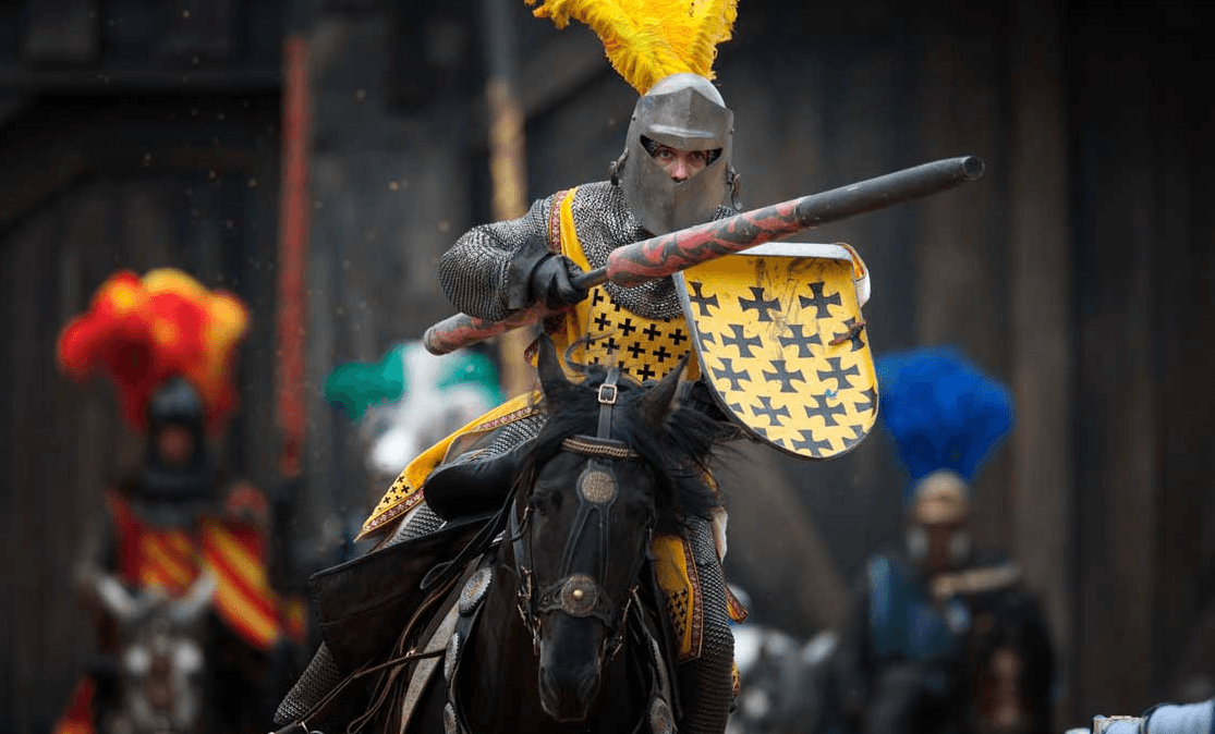 Every year, a massive jousting tournament is held at Kaltenberg Castle.