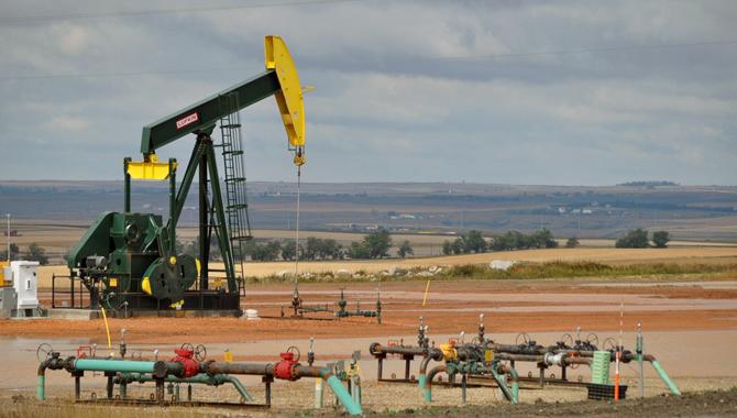 Fracking site in North Dakota