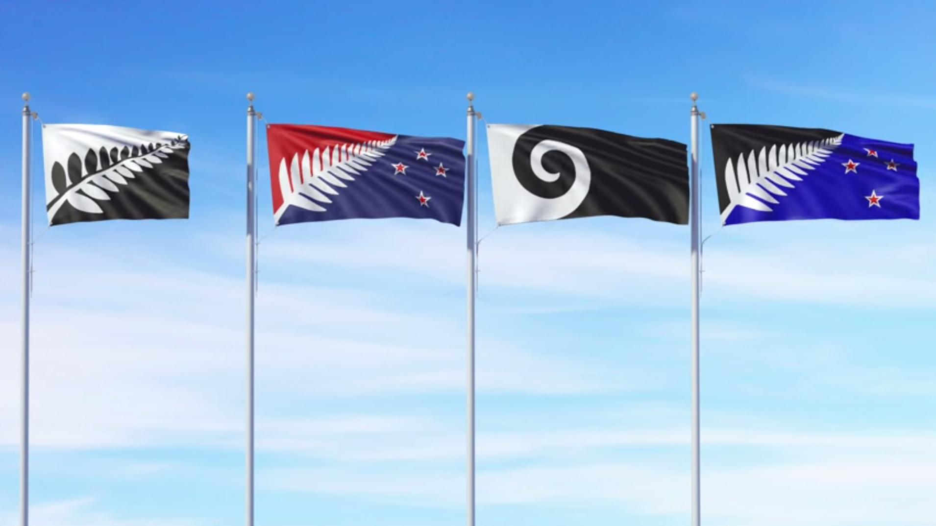 NZ top four flags
