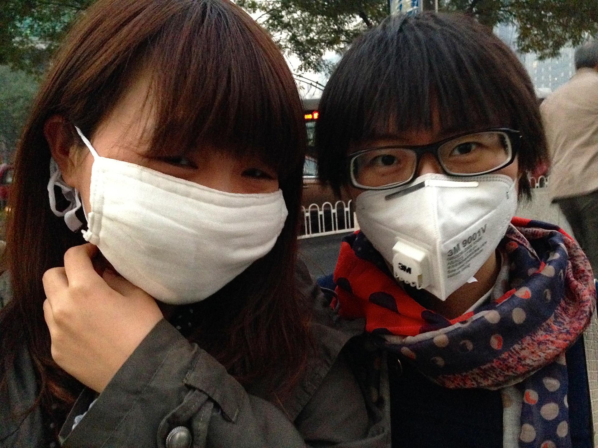 Two office workers in Beijing told me they're thinking about moving out of the city because of the air pollution. 