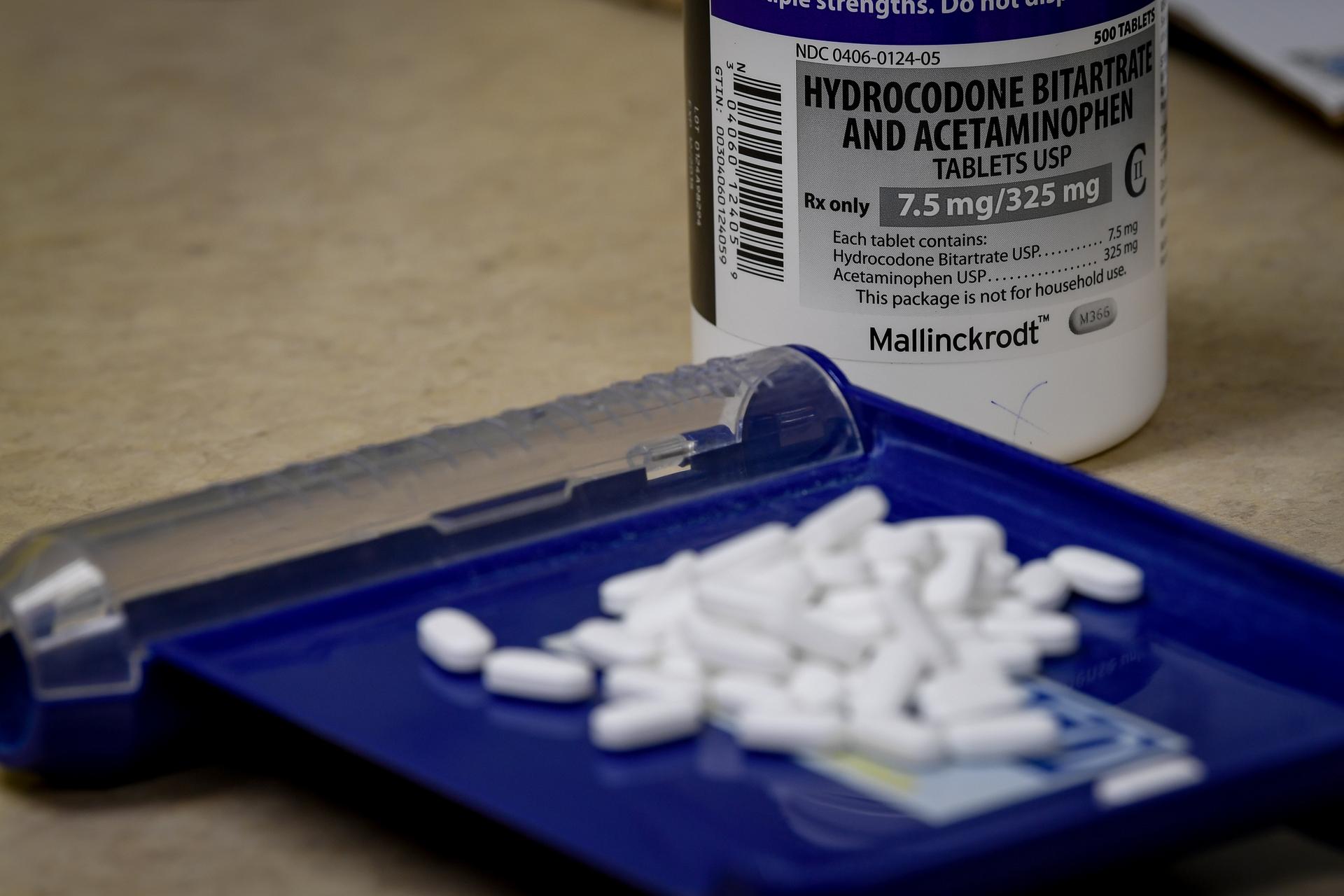 Tablets of Hydrocodone at a pharmacy in Portsmouth, Ohio
