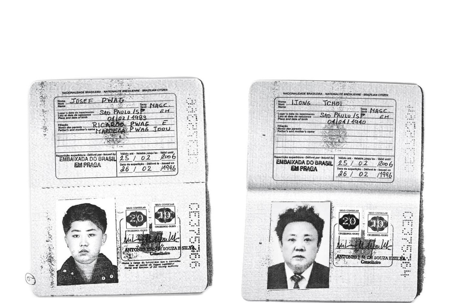 A scan obtained by Reuters shows authentic Brazilian passports issued to North Korea's current leader Kim Jong-un and late leader Kim Jong-il.