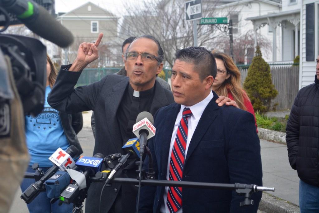 Calling Donald Trump “a symbol of hate against my community and the immigrant community in general,” the brother of murdered Ecuadorian immigrant Marcelo Lucero asked that Thursday’s planned Trump visit to Patchogue be called off.