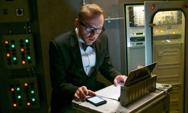 Simon Pegg in the latest Mission Impossible film 