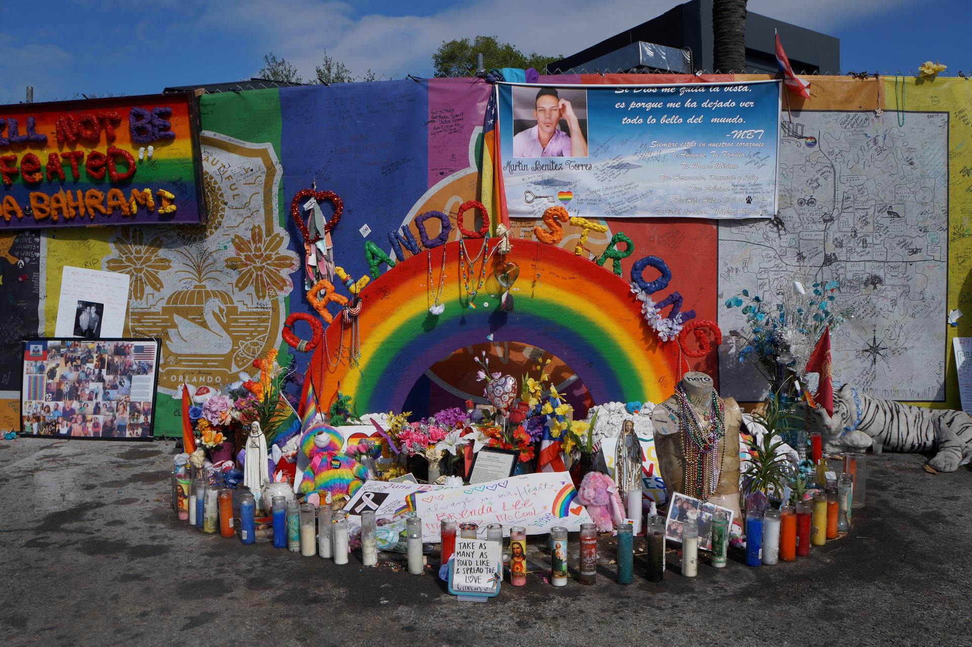 The parking lot at the Pulse nightclub in Orlando, Florida