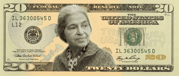 Rosa Parks is a candidate for the first woman on the $20 bill