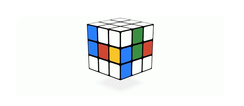 Rubik's cube doole by Google