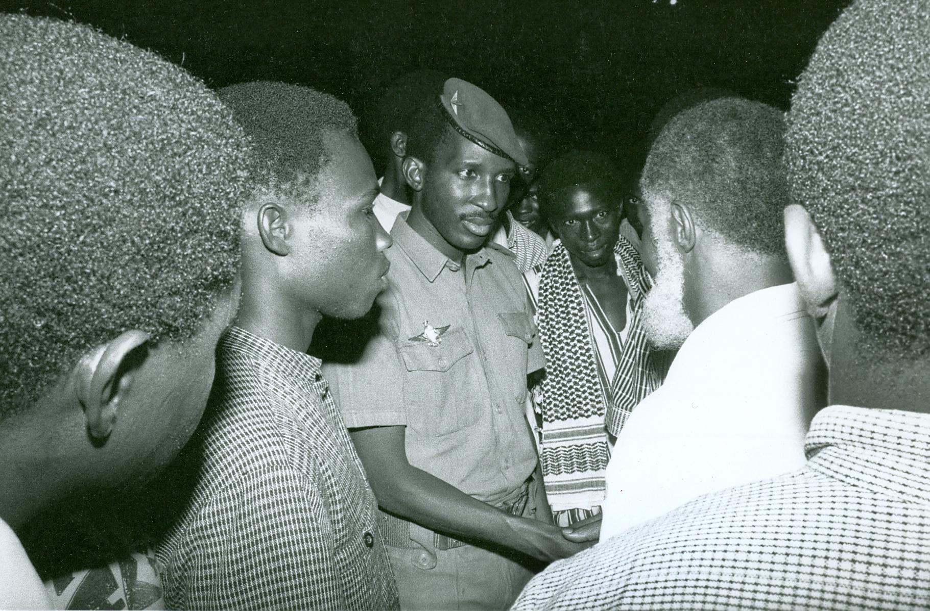 The former president of Burkina Faso, Thomas Sankara