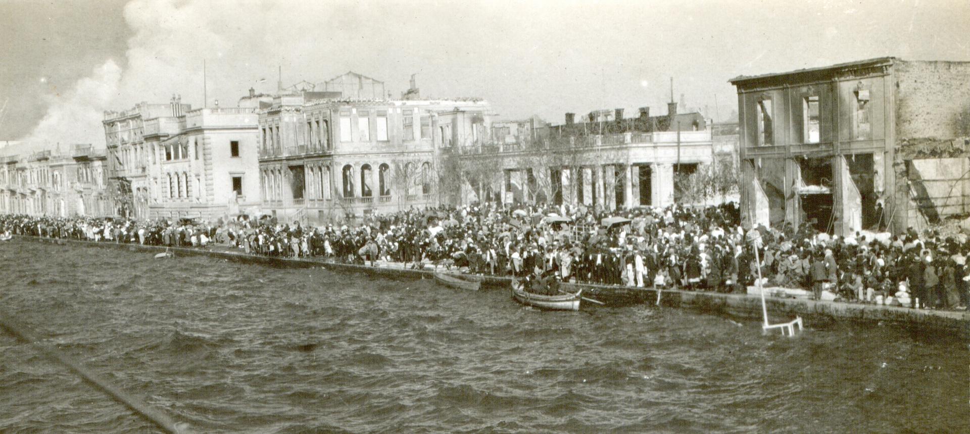 An American minister organized a last-minute sea rescue of 250,000 people from the Ottoman city of Smyrna at the height of the Armenian genocide