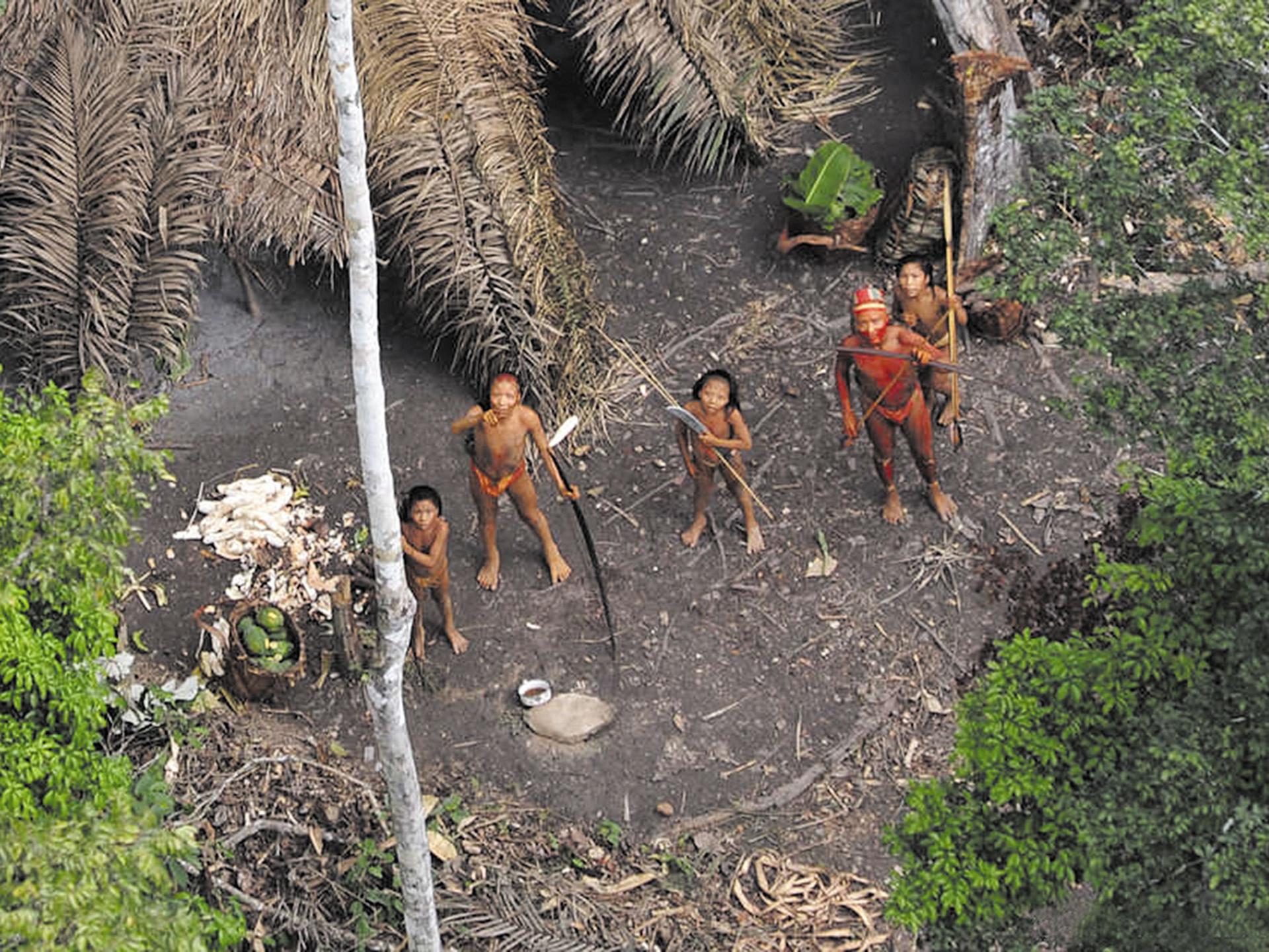 Uncontacted Brazil tribe hi-res