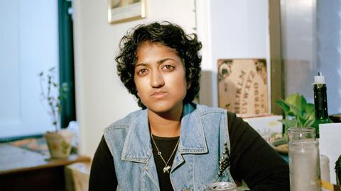 Sruti Swaminathan, 22, is the daughter of Indian immigrants. She told photographer Quetzal Maucci that while growing up in the US, she was embarrassed to bring Indian food to school for lunch.