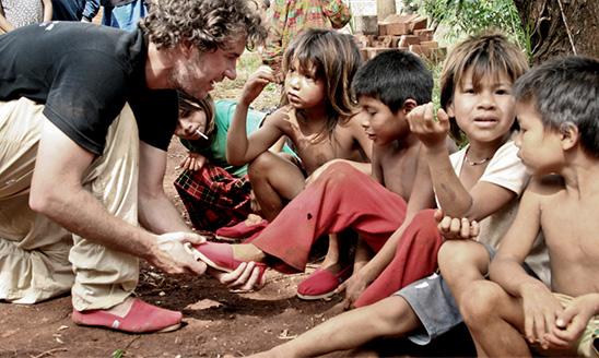 Blake Mycoskie, founder of TOMS Shoes. 