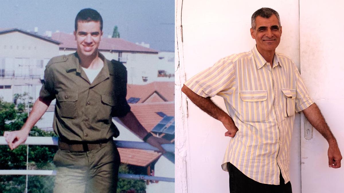 Linguists Arik Sadan (in his Israeli Army days) and Sobhi Bahloul. Sadan is an authority on the Arabic language. Bahloul authored the Hebrew curriculum for Gaza's Palestinians.  