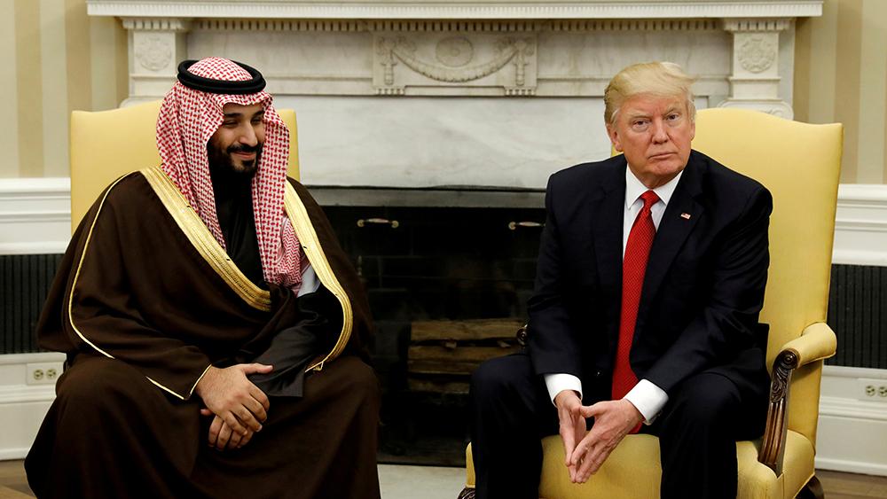 Donald Trump meets Saudi Deputy Crown Prince Mohammed bin Salman in the White House