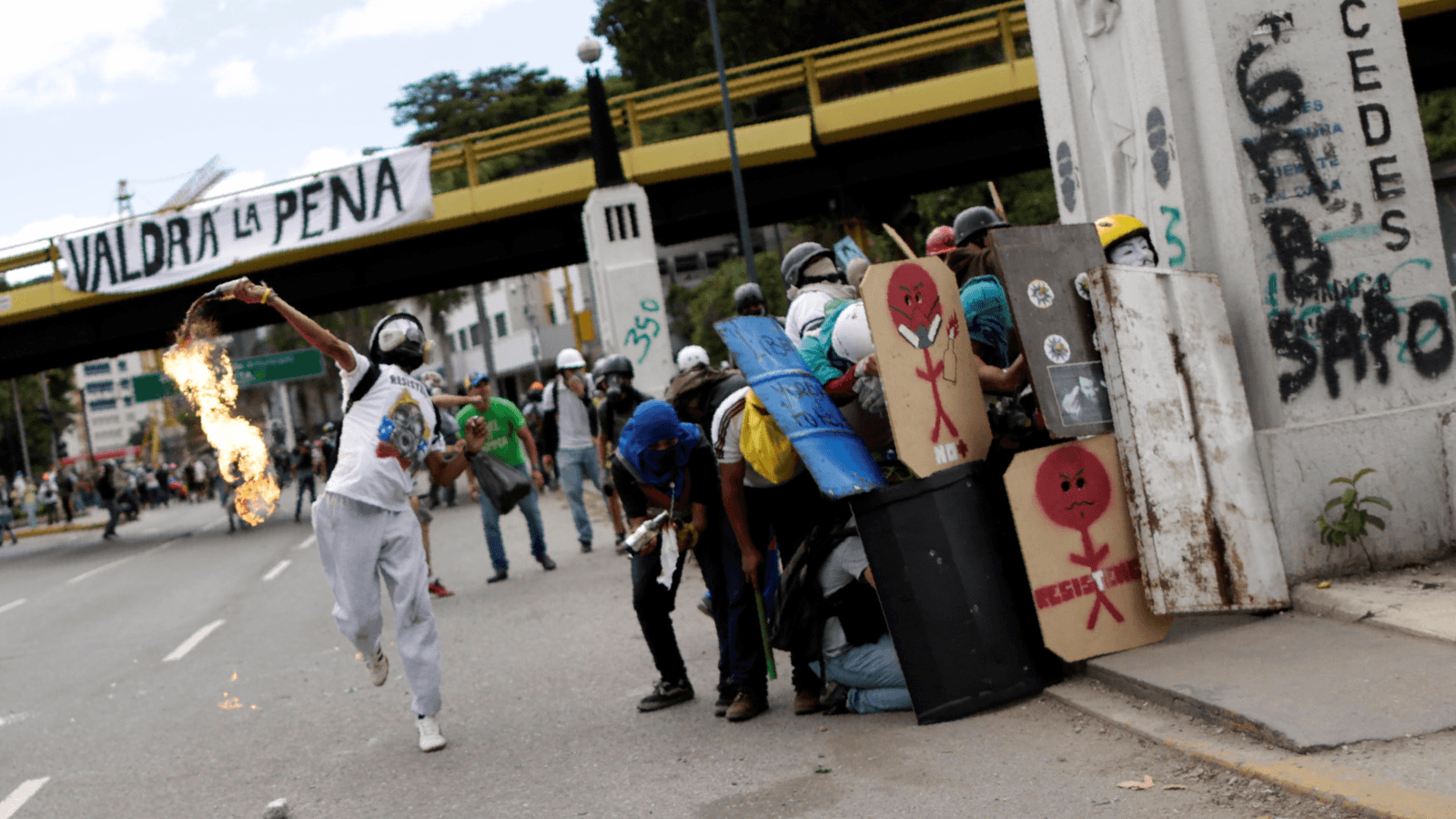protest in Venezuela