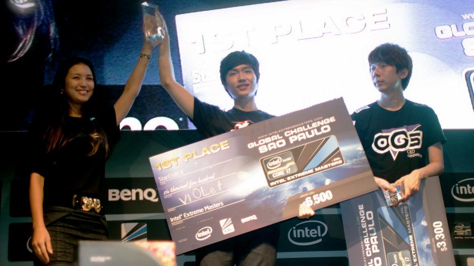 Kim Dong Hwan is a South Korean professional StarCraft2 gamer who goes by 'viOLet' in the gaming community. In 2012 he won 1st place at the Intel Extreme Masters gaming competition in Sao Paulo, Brazil.
