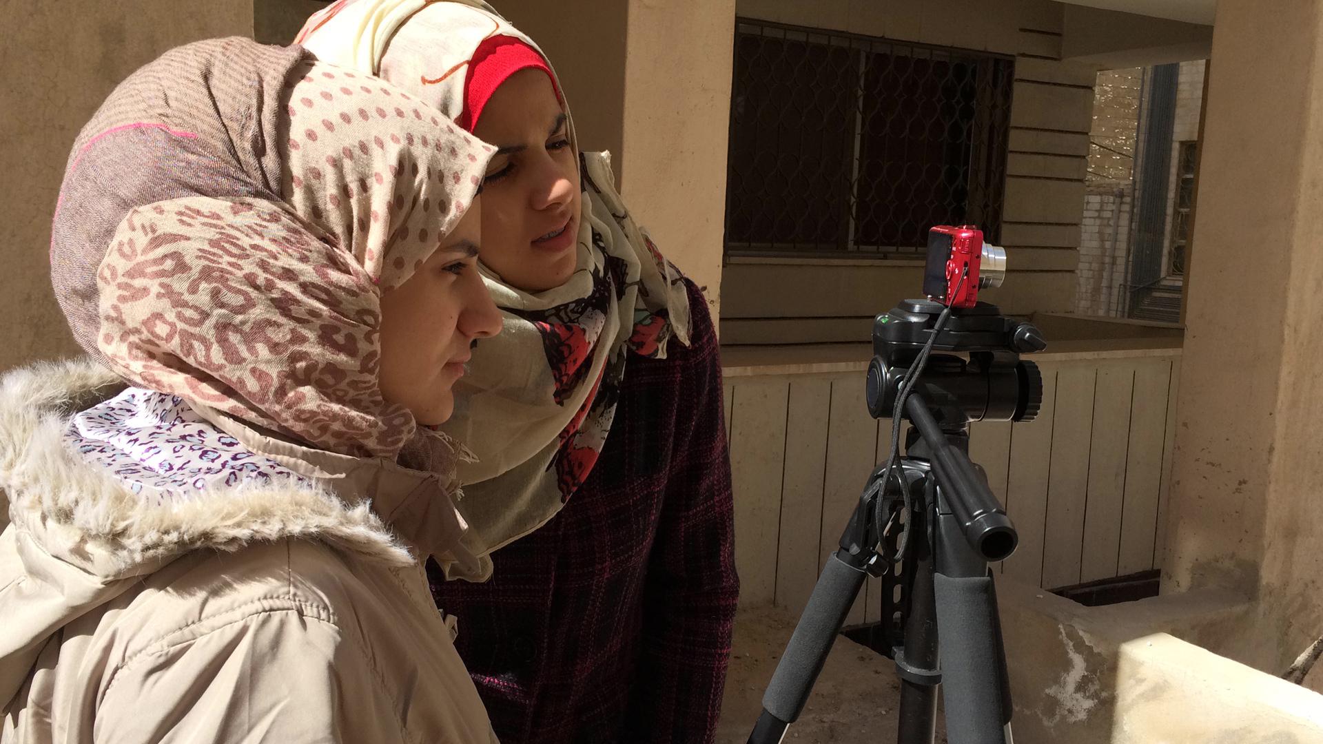 "I want every girl who went through something as I have ... just not to be quiet about it and not to keep things inside of her," says a 16 year old Syrian filmmaker who uses the name Walaa al Alawi.