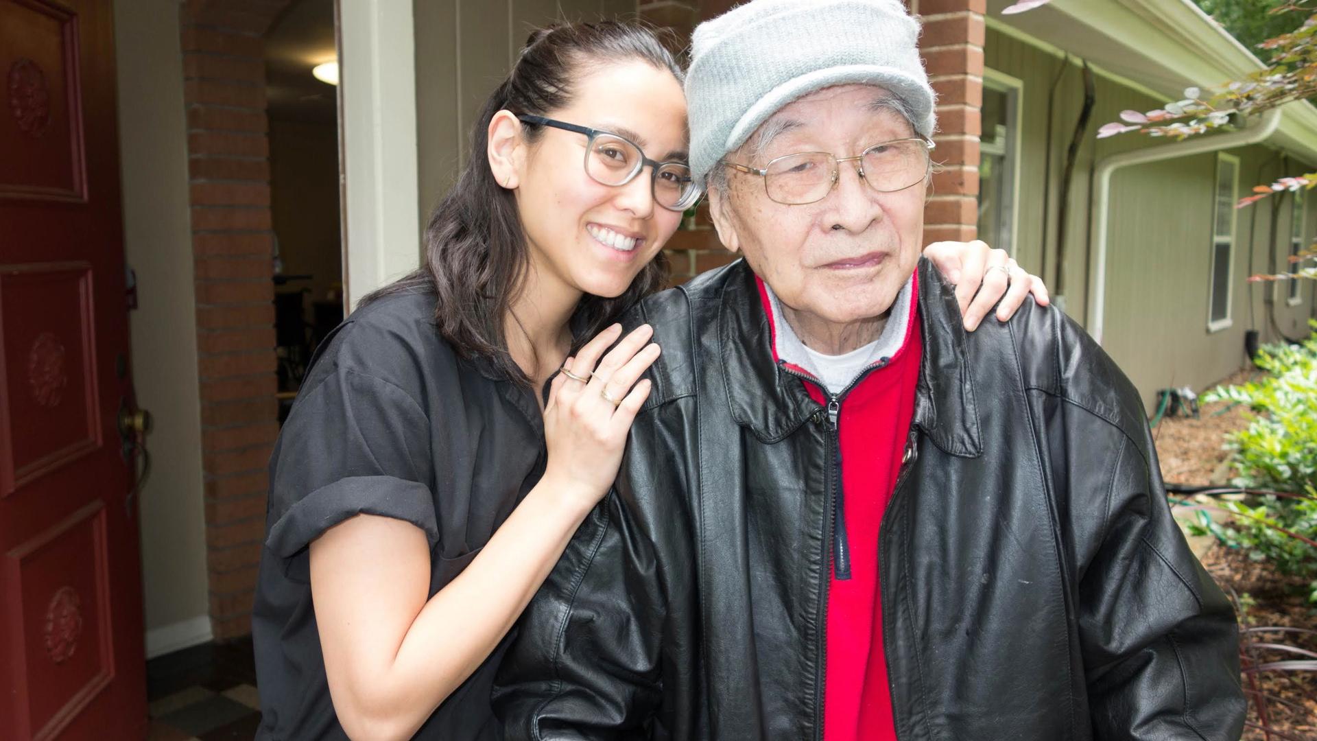 Yowei Shaw and her grandpa