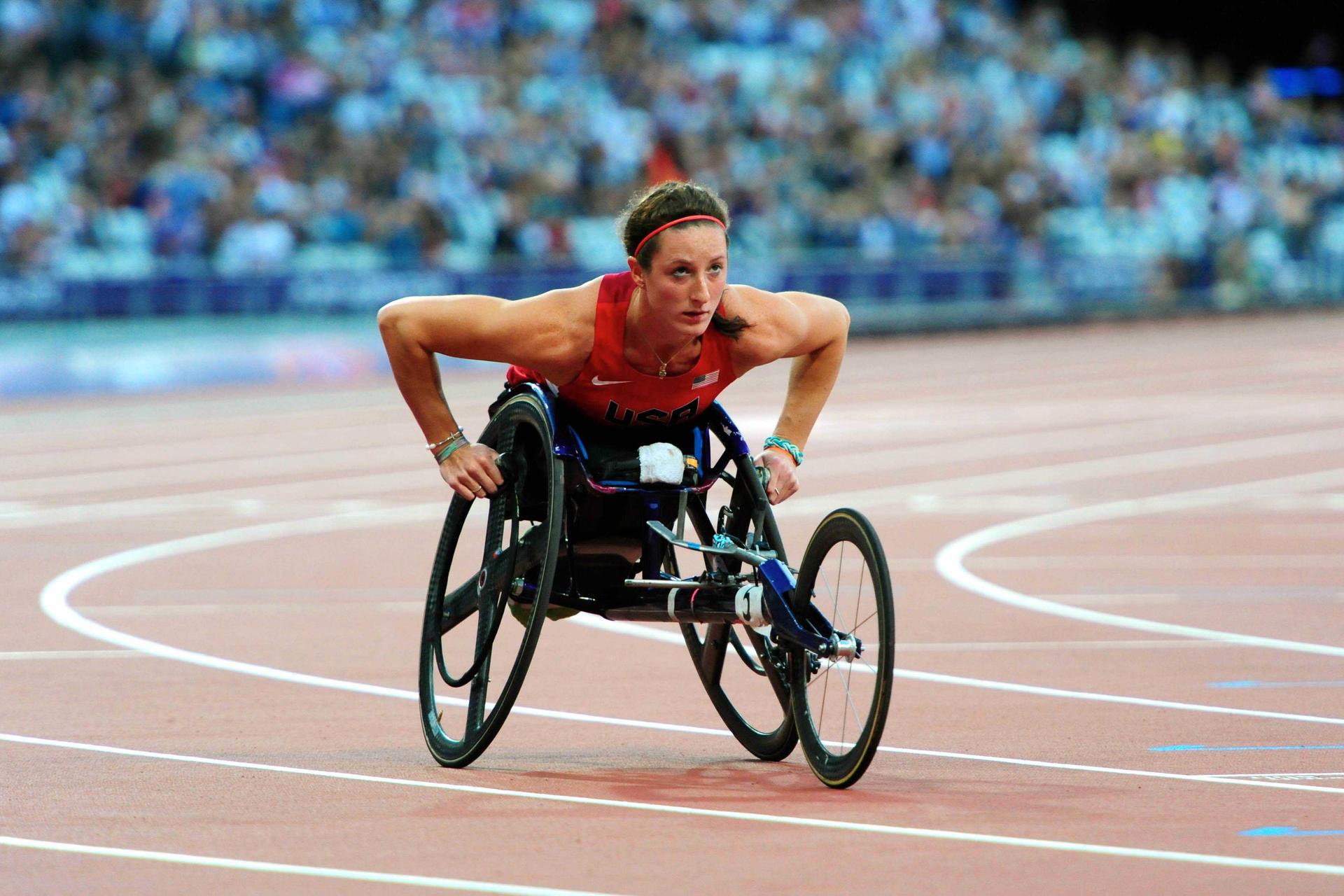 Tatyana McFadden at the London Paralympics