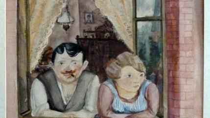 “Man and Woman at a Window,” by Wilhelm Lachnit