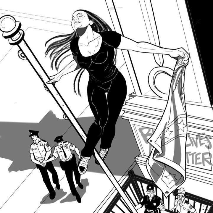 Bree Newsome illustrated by Quinn McGowan