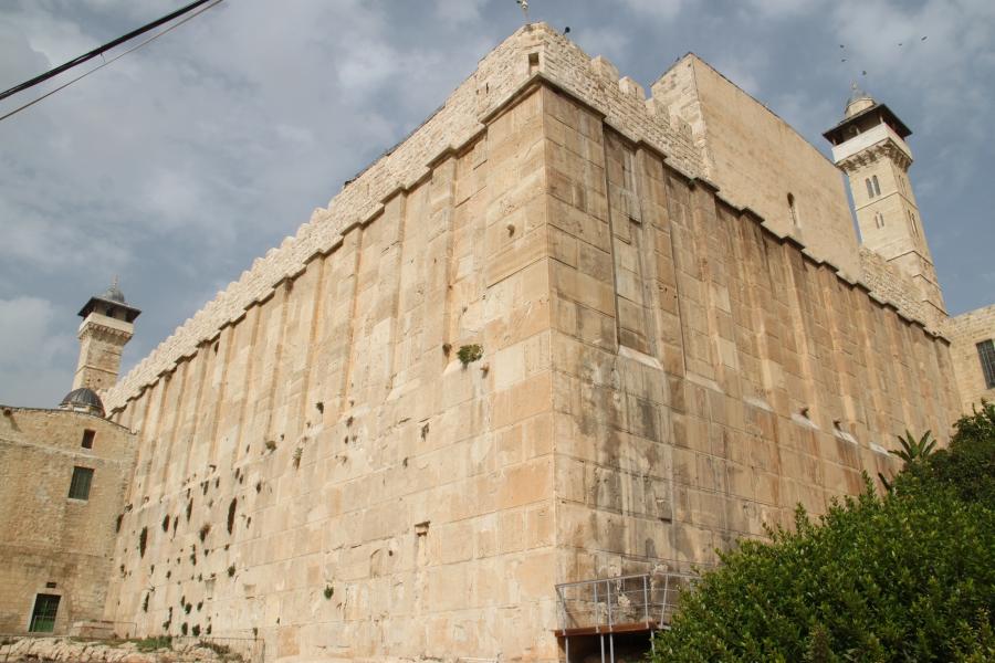 The holy site at the heart of strife in the ancient West Bank city of Hebron. Jews call it the Cave of the Patriarchs, while Muslims call it the Ibrahimi Mosque.