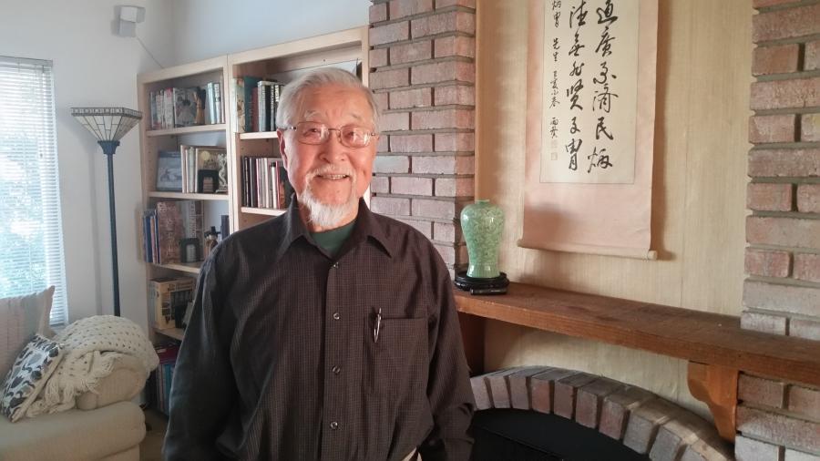 A recent photo of Sang-Wook Kang at his home in Livermore, California.