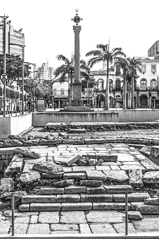 The Valongo was Rio's main slave market during the early 19th century.