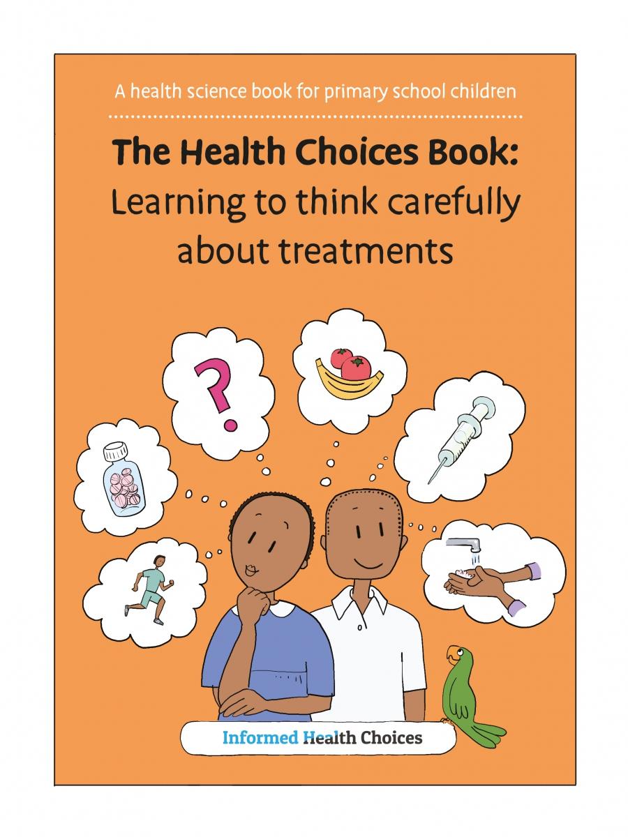 cover of comic text book about how to identify false health claims
