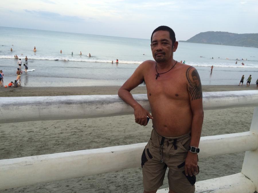 Edwin Namoro claims he was one of the Philippines’ first surfers after an Apocalypse Now crew member left behind a board for him and his friends.