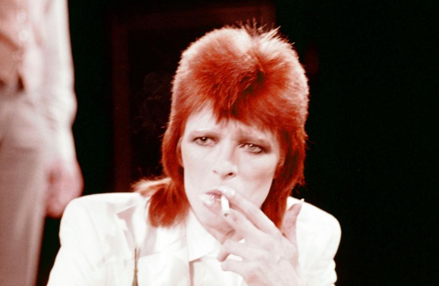David Bowie during his last show as Ziggy Stardust at The Marquee Club in London, England from October, 1973.