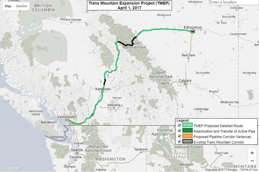 The new TransMountain pipeline would increase the flow of oil from Alberta to the tanker terminal in British Columbia more than six-fold. Along the way it would cross through First Nations territory, leading many native groups to sue to stop it.