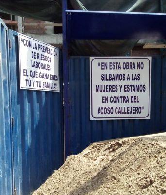 Peru construction site no catcalling