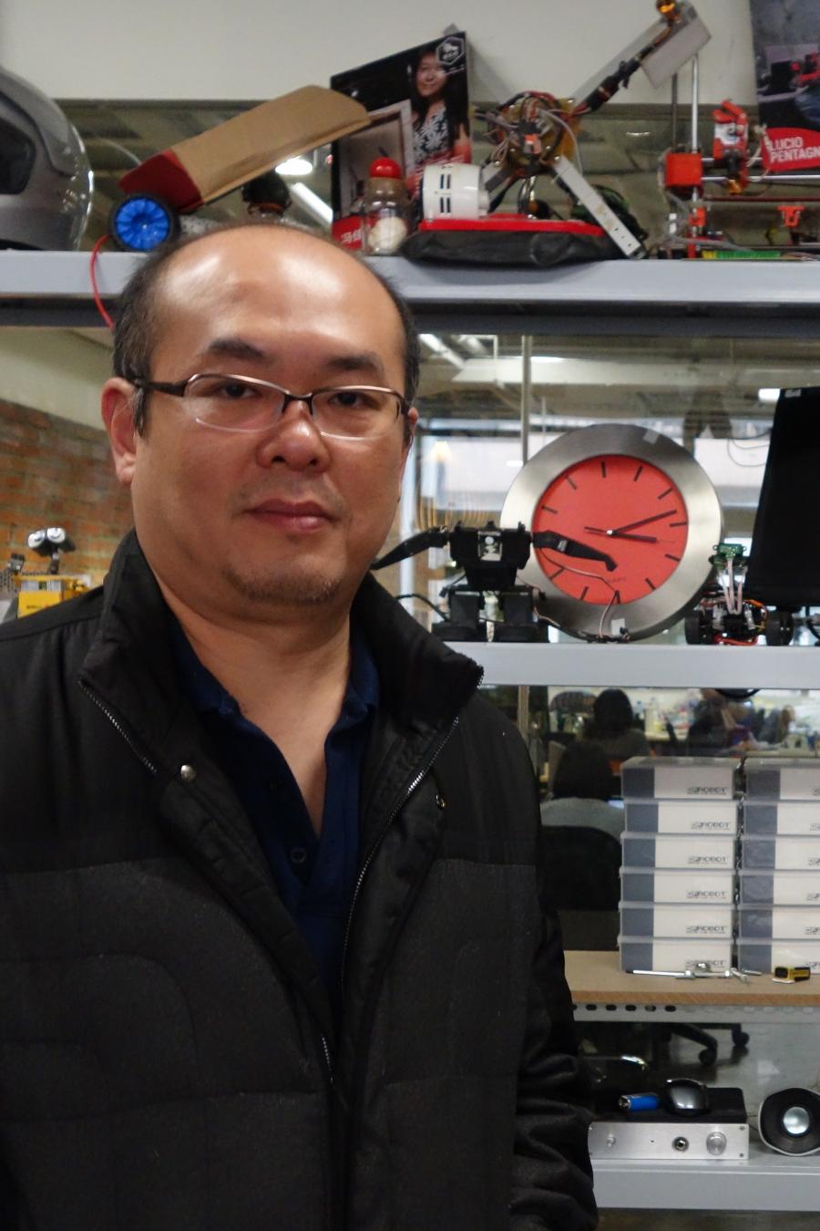 David Li, founder of China's first Maker Space, in Shanghai
