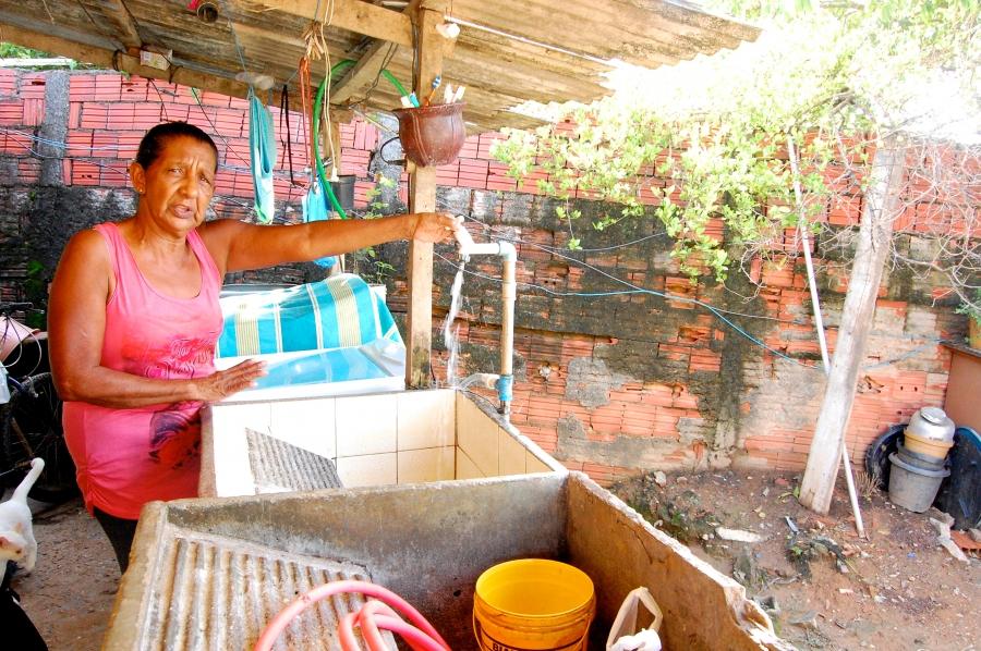 Elsa Barbosa, a resident of the small city of Itu, near São Paulo, which was hit by a water crisis last year. Barbosa says she and others had to resort to using water from an old, disused well, which made people sick even after they boiled it.