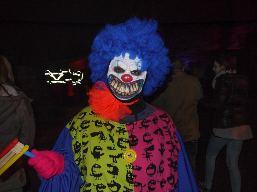 Many of the people who play evil clowns actually have a fear of clowns themselves.