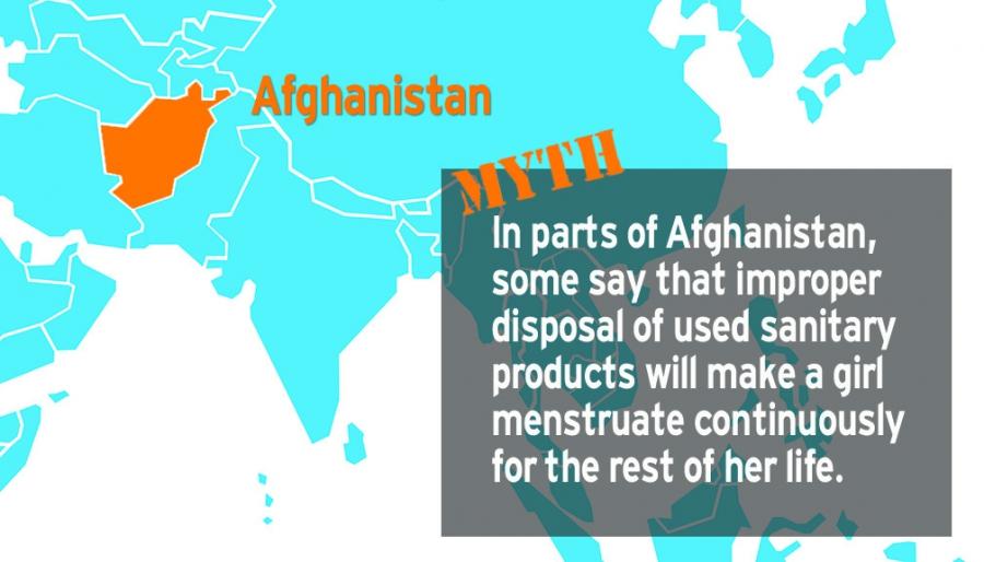 Afghanistan menstrual myth