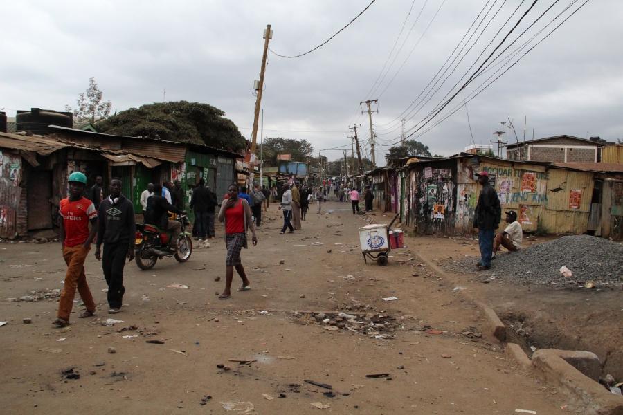 A street in Kibera