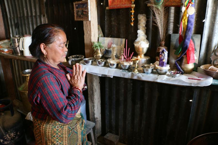 57-year-old Lari Tamang.