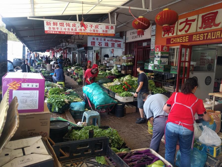 Chinese market in Johannesburg
