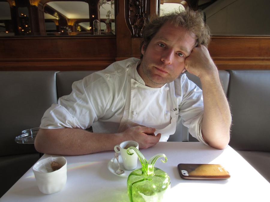 Lucas Carton head chef Julien Dumas.