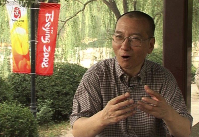 Chinese democracy activist Liu Xiaobo, in the year he helped draft and distribute the pro-democracy manifesto Charter '08