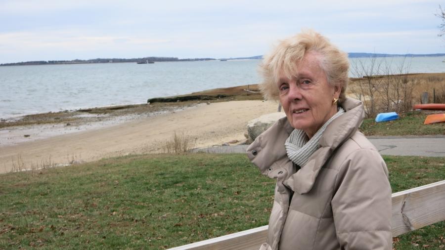 Mary Lampert lives across the bay from the Pilgrim nuclear power plant in Plymouth, Mass. She says the risks that come with nuclear energy are too great to build more. 