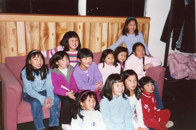 Maya Ludtke and other adopted Chinese girls get together in 2005.