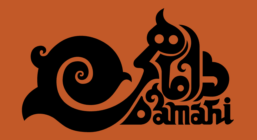 The band Damahi's logo.